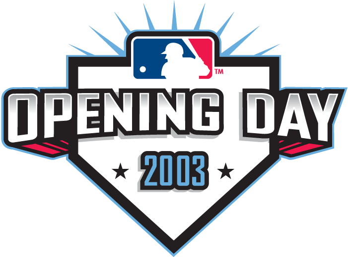 MLB Opening Day 2003 Primary Logo iron on heat transfer